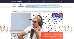Desktop Screenshot of medradio.ma